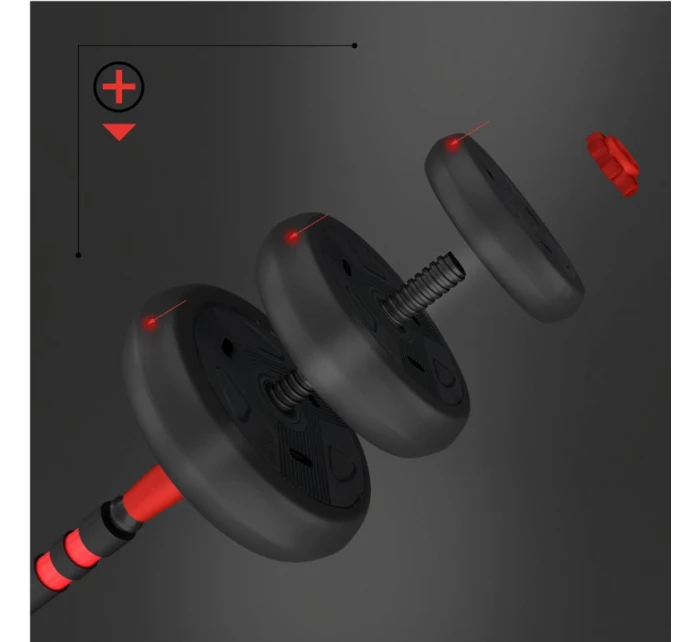 sada závaží a 20 kg model 21810782 - HMS sada závaží a 20 kg model 21810782 - HMS