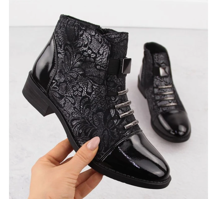 Dámské boty s černé model 22014901 - Sabatina