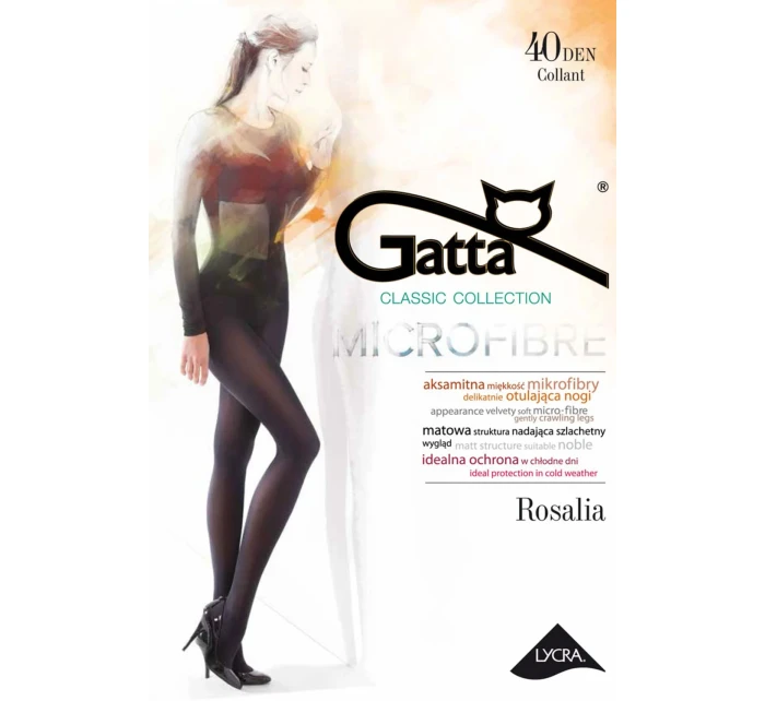 Gatta Rosalia 40 barva:nero