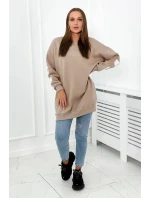 Izolovaná mikina s nápisem California tmavě béžová Izolovaná mikina s nápisem California tmavě béžová