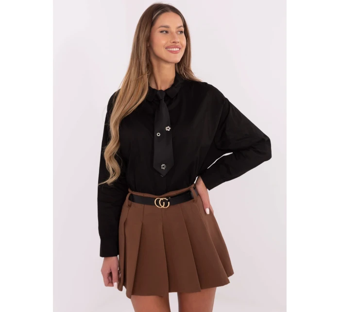 DHJ SD šortky A8757.92P hnědé