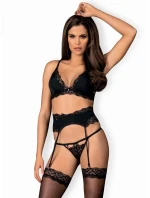 Smyslný set Arisha set with garter belt - Obsessive