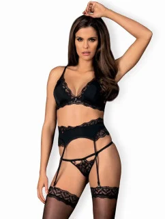 set set with garter belt  model 8837836 - Obsessive