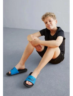 Junior žabky Cool Cat 2.0 Jr 390881 07 Modrá s černou - Puma