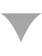 ZAHRADNÍ SLUNEČNÍK TROJÚHELNÍK 3X3X4M ŠEDÝ