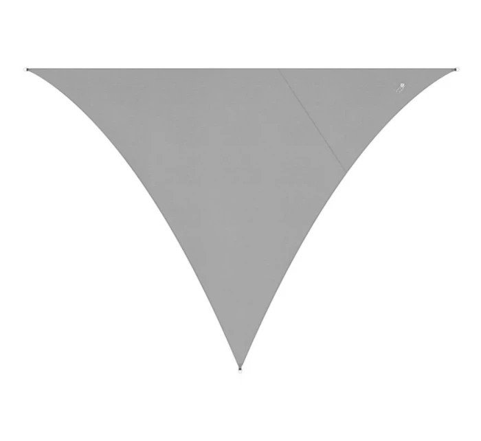 ZAHRADNÍ SLUNEČNÍK TROJÚHELNÍK 3X3X4M ŠEDÝ
