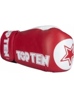 Boxerské rukavice model 21348279 10 oz červené - TOP TEN