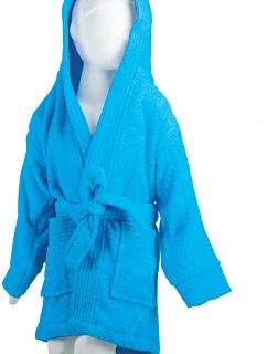 The One Towelling Kids Bathrobe Dětský župan 48.1013 turquoise