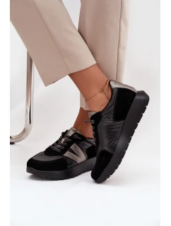 Dámské tenisky na platformě Vinceza 58561 Černé