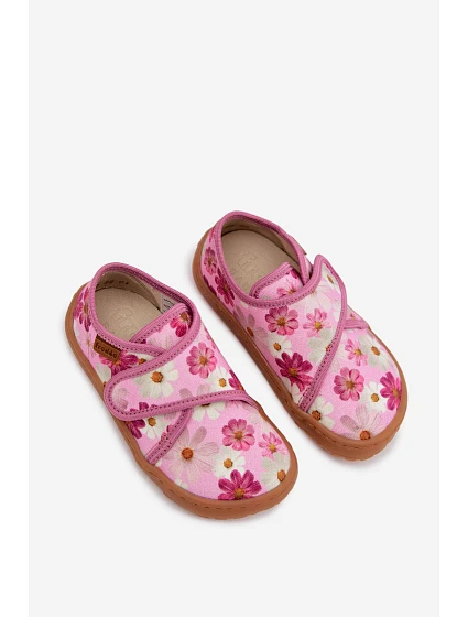 Dětské dívčí pantofle Barefoot   Růžové model 22007309 - Froddo