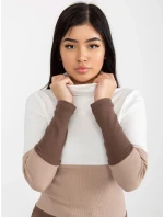 Halenka RV BZ model 17987236 bílá a hnědá - FPrice