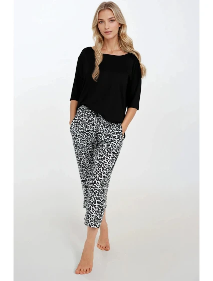 Pyžamo Noir Grace - Momenti Per Me Pyžamo Noir Grace - Momenti Per Me