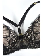 PUSH PODPRSENKA JULIA 19167 ČERNÁ BÉŽOVÁ