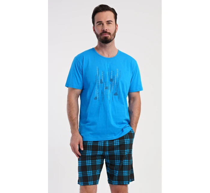 Pánské pyžamo šortky Tetris Pánské pyžamo šortky Tetris