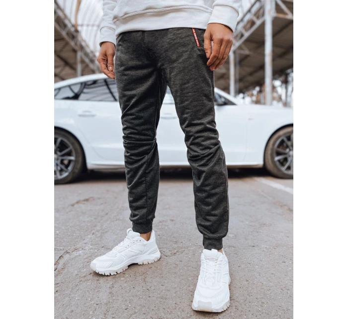 Pánské tmavě šedé tepláky model 21975803 - Dstreet
