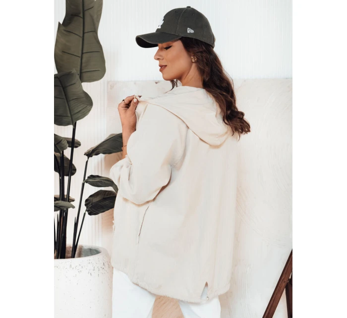 Dámská přechodná bunda MANDIA light beige FashionStreet TY4325