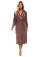 model 21052833 dlouhý dámský župan z viskózy M2XL - L&L