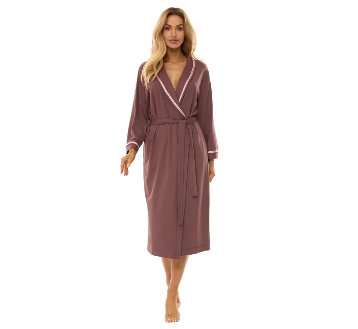 model 21052833 dlouhý dámský župan z viskózy M2XL - L&L