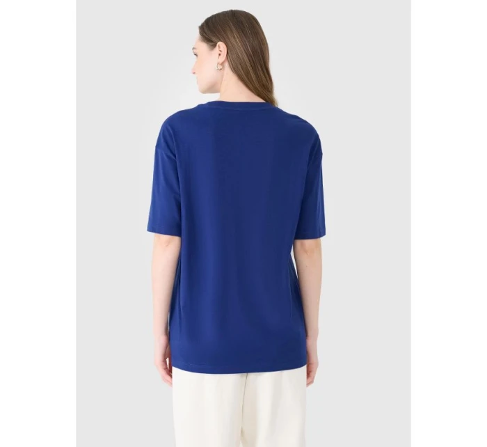 Dámské hladké tričko oversize 4F 4FRSS25TTSHF2694-31S Dámské hladké tričko oversize 4F 4FRSS25TTSHF2694-31S