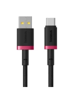 Baseus Dura USB-Type C 60W 2m kabel (červený/černý)