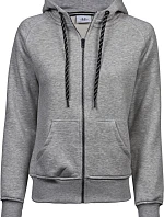 Tee Jays TJ 5436 Dámská mikina s kapucí 18.5436 heather grey