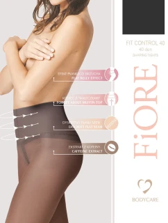 Fit Control 40 den model 18031369 kolor:black - Fiore