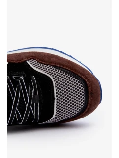 Pánské tenisky Big Star Memory Foam System Brown-Black