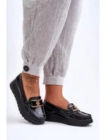 Mokasiny model 21099103 černé Step in style - SWEET SHOES