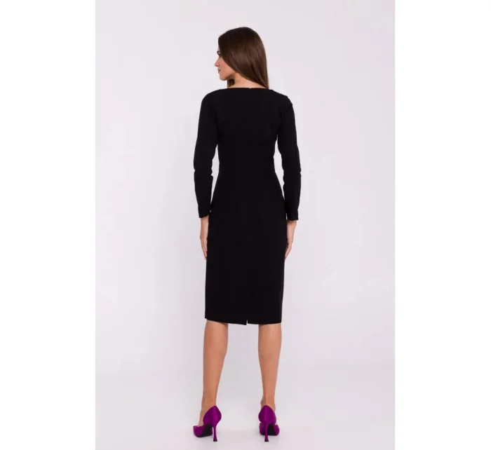 Dámské šaty model 21135582 Černá - STYLOVE