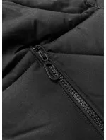 Černá dámská zimní bunda s kapucí model 21872612 - J.STYLE
