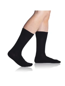 Bambusové klasické pánské ponožky BAMBUS COMFORT SOCKS - BELLINDA - černá