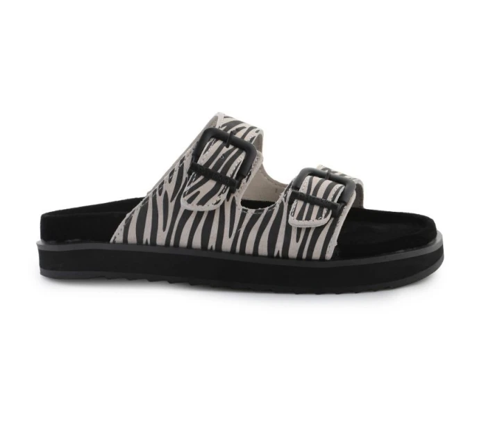 D.FRANKLIN Nordic Sandal Buckle Zebra DFSH405002-ZEBR