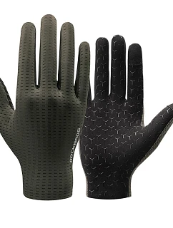 Prodyšné cyklistické rukavice Rockbros, plné, velikost: L - zelené