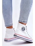Dámské klasické vysoké tenisky Big Star model 21611832 Bílé - Big Star Shoes Dámské klasické vysoké tenisky Big Star model 21611832 Bílé - Big Star Shoes