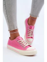 Nízké dámské tenisky Big Star model 21654830 Růžové - Big Star Shoes Nízké dámské tenisky Big Star model 21654830 Růžové - Big Star Shoes