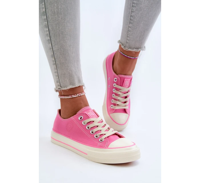 Nízké dámské tenisky Big Star model 21654830 Růžové - Big Star Shoes Nízké dámské tenisky Big Star model 21654830 Růžové - Big Star Shoes