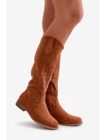 Dámské Kozačky Camel model 21668237 - S.Barski Dámské Kozačky Camel model 21668237 - S.Barski