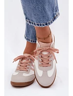 Dámské nízké tenisky Bílá-Růžová Loredis