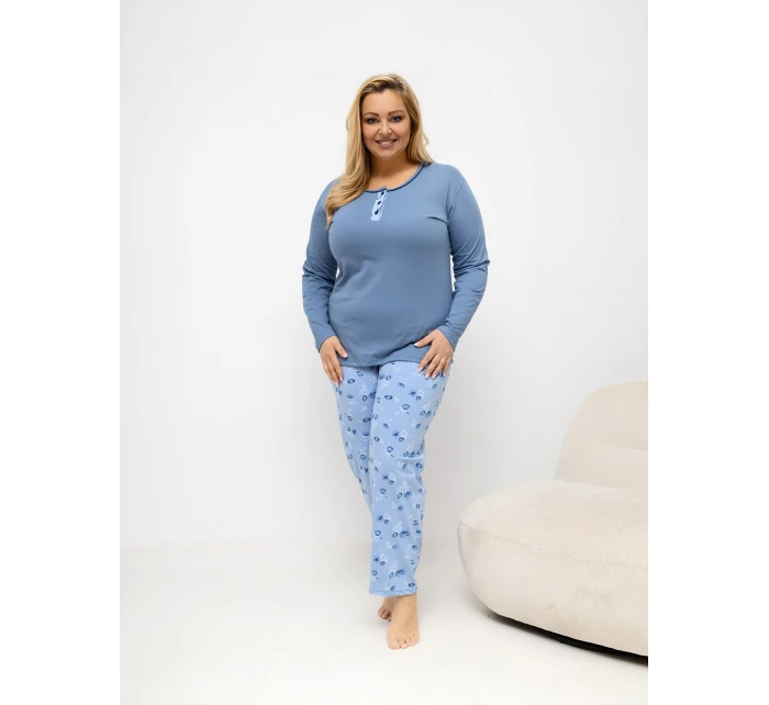 Piżama DU PI FP model 22016625 niebieski - FPrice