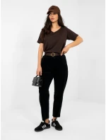 Spodnie IT SP czarny model 21948962 - FPrice Spodnie IT SP czarny model 21948962 - FPrice