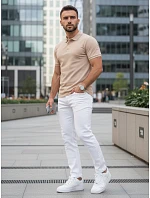 Pánská polokošile béžová Dstreet model 21977421 - FashionStreet