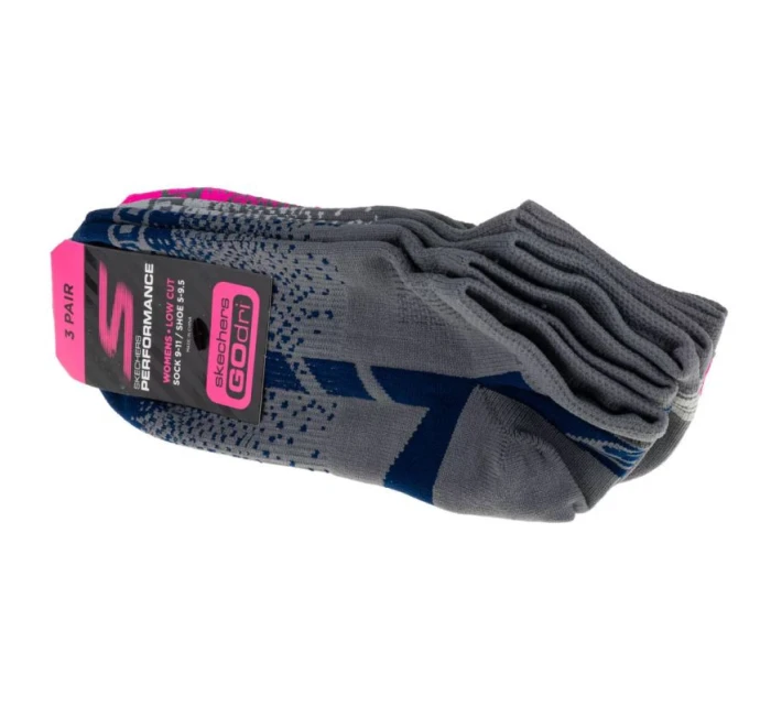 Skechers 3ks Dámské nefroté nízké střihy S106751-DKGY Multicolour 36-40