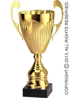 Zlatý kovový pohár T-D 7098A