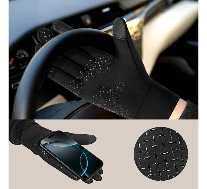 Rukavice s M černé model 22083487 - Tech-Protect Rukavice s M černé model 22083487 - Tech-Protect