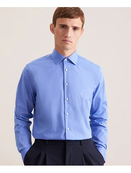 Shirt Shaped LSL Košile s dlouhým rukávem model 22501205 light blue - Seidensticker Shirt Shaped LSL Košile s dlouhým rukávem model 22501205 light blue - Seidensticker