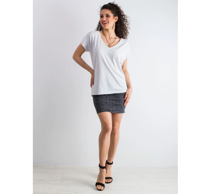 Tričko RV TS model 14829125 světle šedá - FPrice Tričko RV TS model 14829125 světle šedá - FPrice