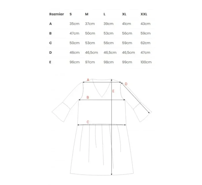 S214 Šifonové šaty se spadlým pasem - model 1
