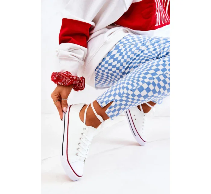 Klasické Dámské Tenisky Bílé Omerta Klasické Dámské Tenisky Bílé Omerta