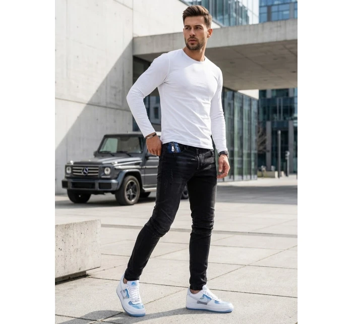 Pánské černé kalhoty Dstreet model 21965112 - FashionStreet