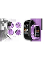 GIEWONT Smartwatch Black Light Purple 2 Stripes GW200-8 GIEWONT Smartwatch Black Light Purple 2 Stripes GW200-8